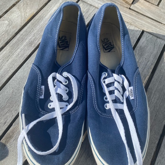 Vans Shoes | Blue Vans | Poshmark